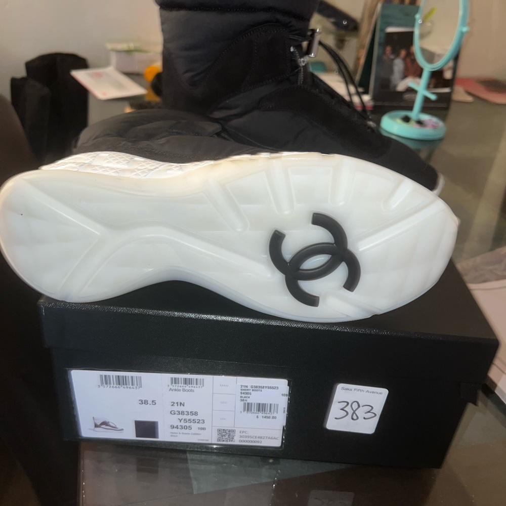 Brand new Chanel sneaker boot